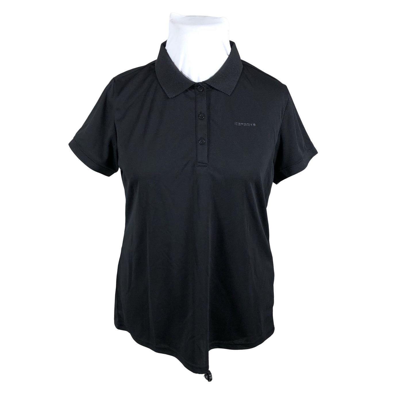 Unisex Icepeak - Sports shirt, short sleeve, size 44 - Black (1)