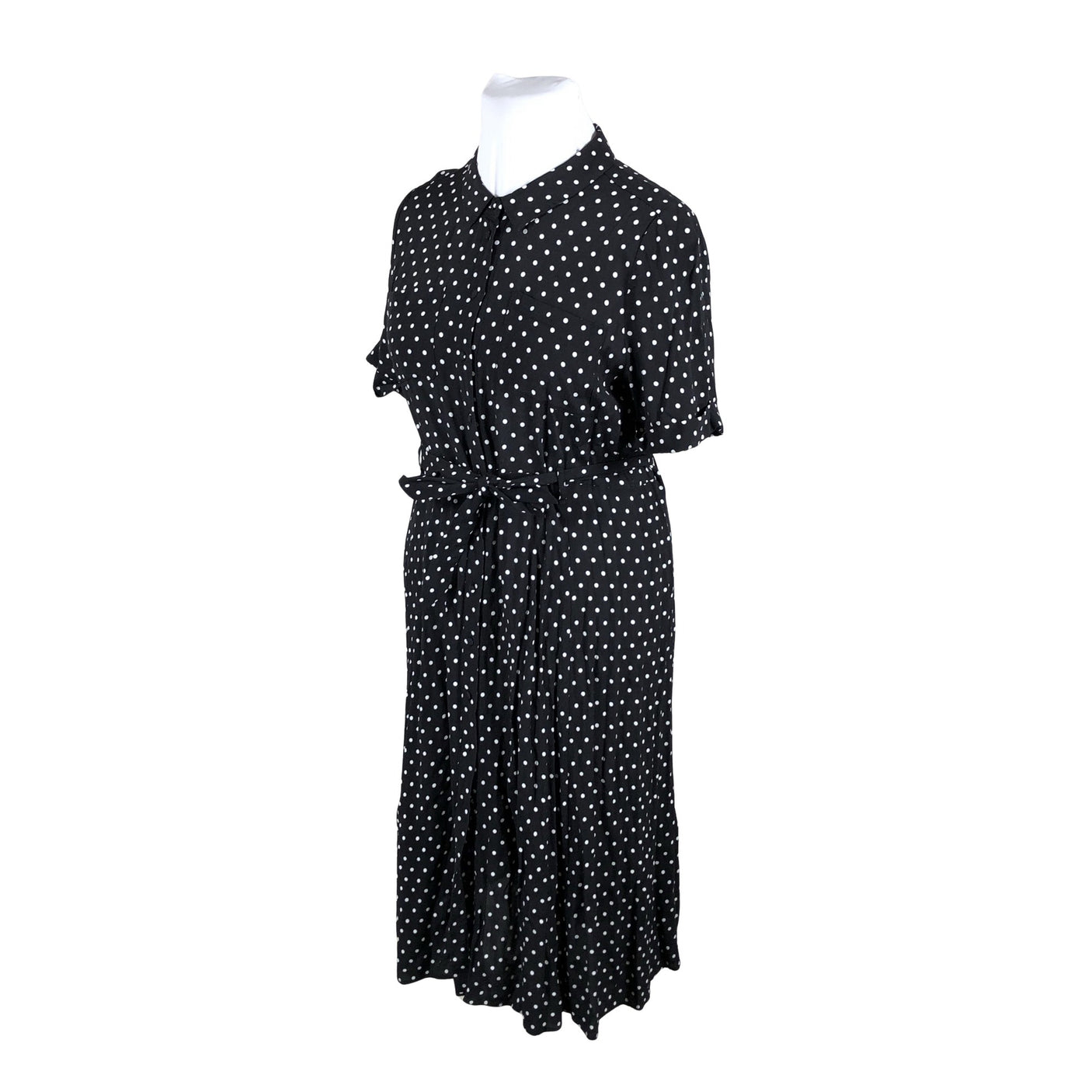 Unisex Sézane - Schiffon dress, size 42 - Black (3)