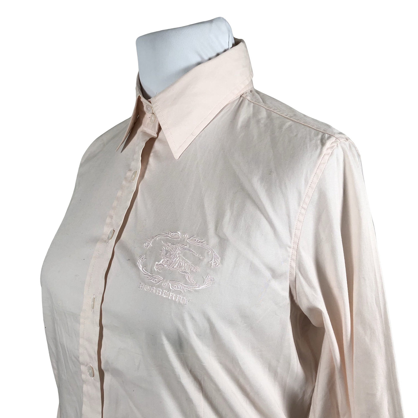 Unisex Burberry - Collared shirt, size 42 - Light pink (2)