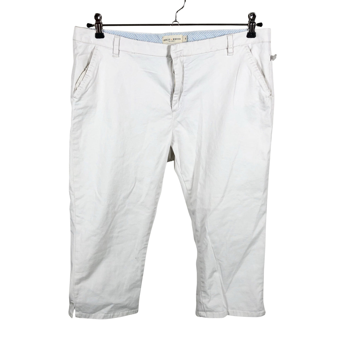 Unisex Holly & Whyte by Lindex - Capri pants, size 46 - Natural white (1)
