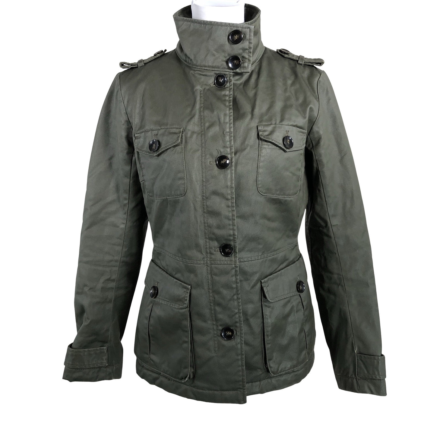 Unisex Benetton - Lightly padded jacket, size 38 - Green (1)