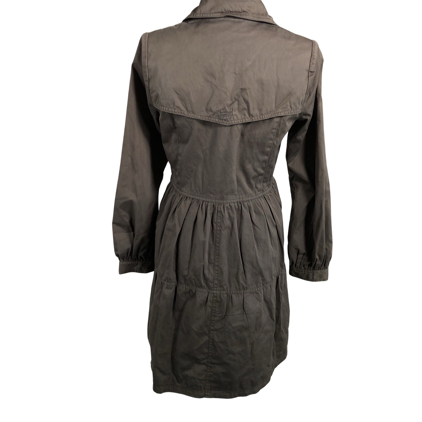 Unisex Soaked - Trench coat, size 38 - Green (2)