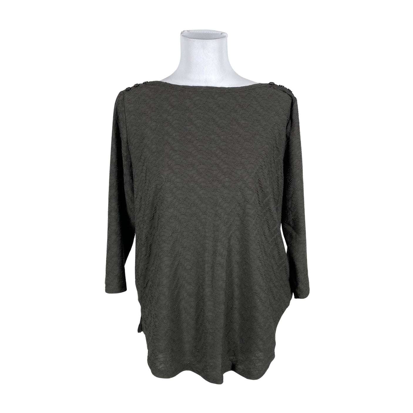 Unisex Fransa - Tricot shirt, size 40 - Green (1)