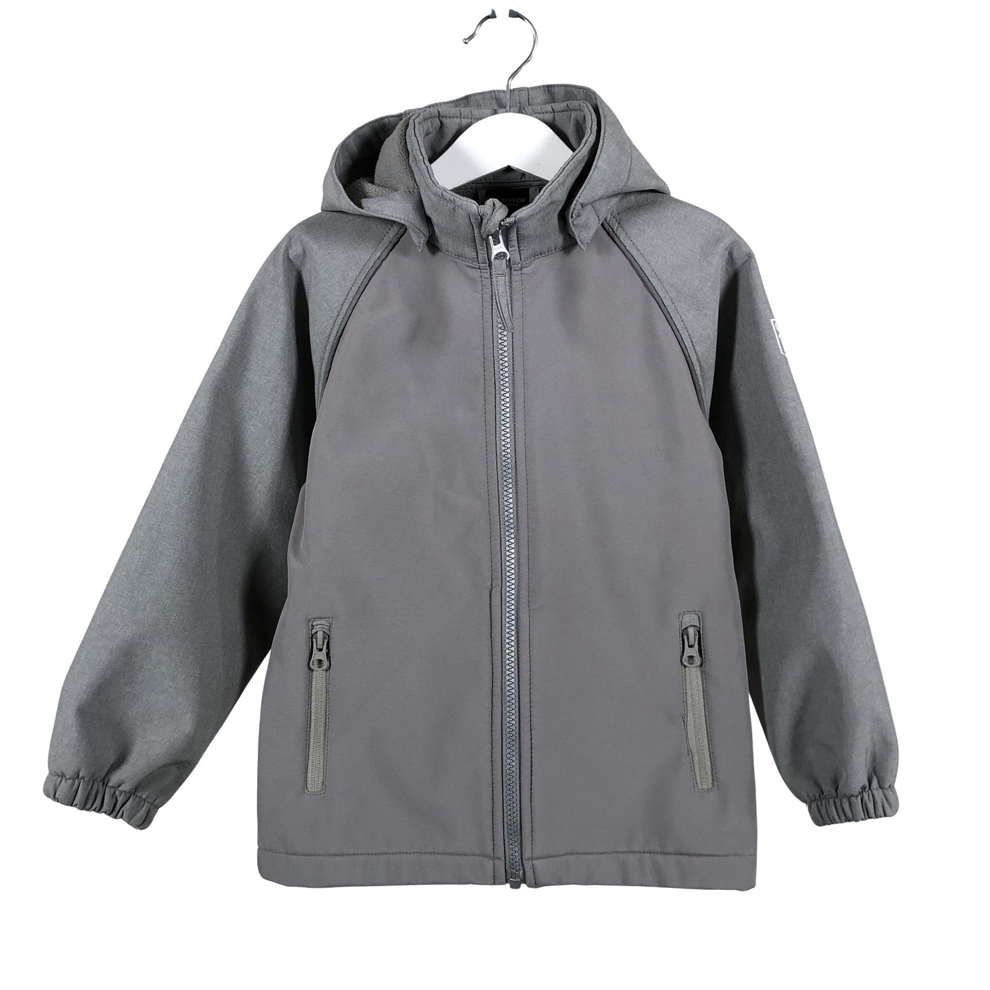 Unisex Name It - Soft shell jacket, size 104 - 110 - Gray (1)