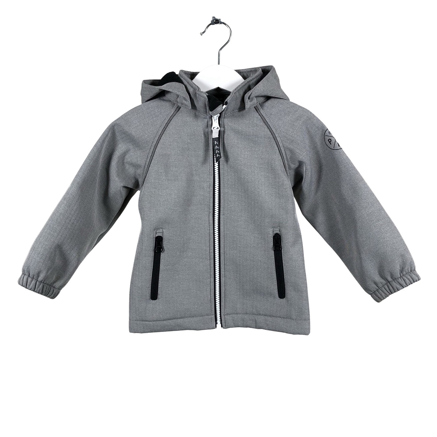 Unisex Name It - Soft shell jacket, size 80 - 86 - Gray (1)