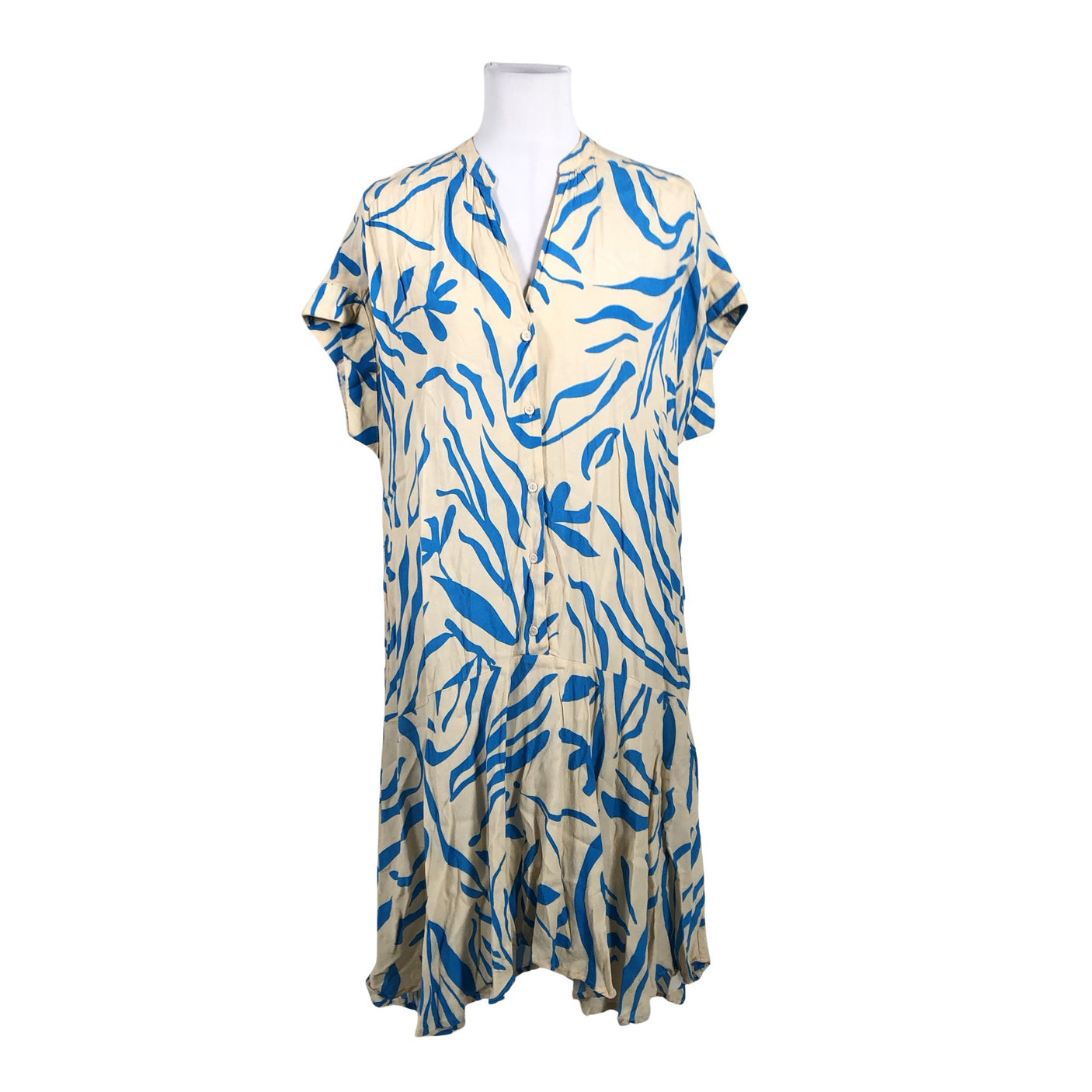 Unisex Selected - Schiffon dress, size 38 - Beige (1)