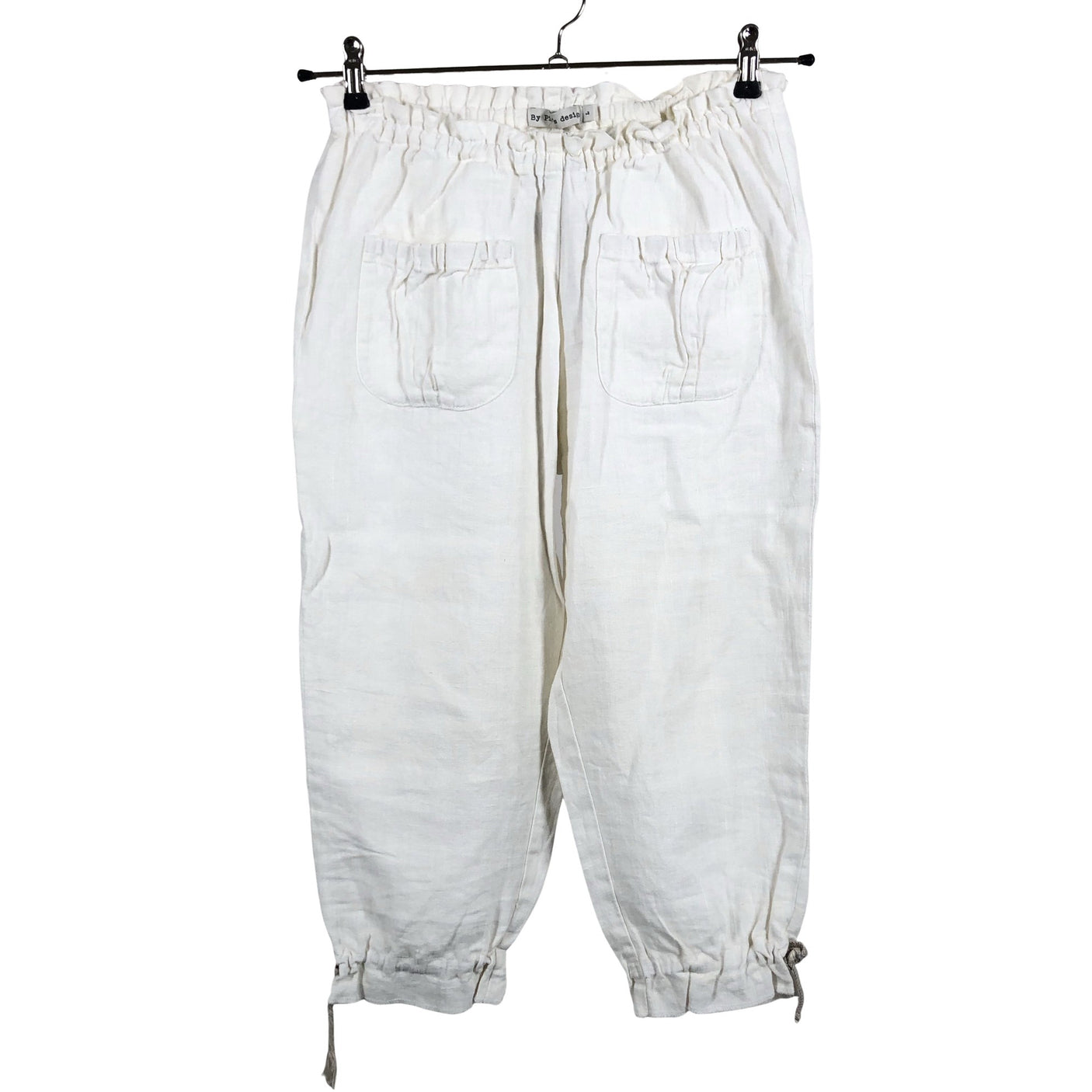 Unisex Bypias - Capri pants, size 40 - White (1)