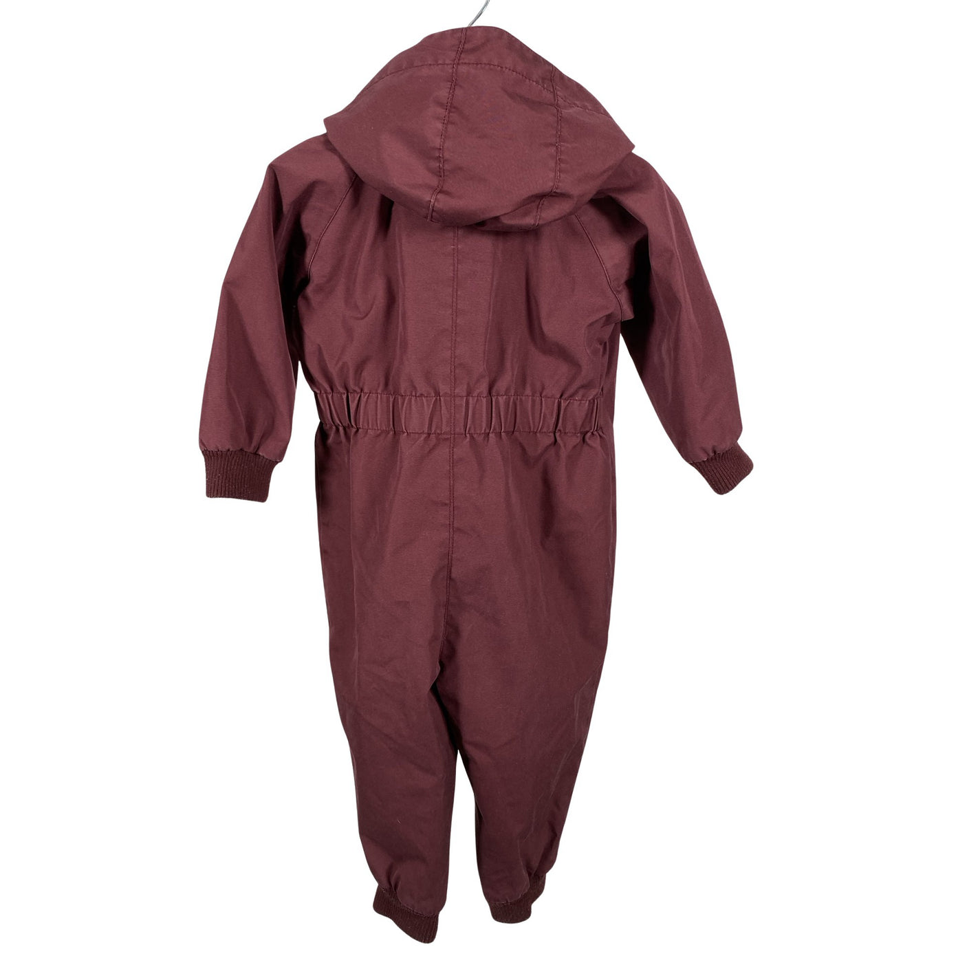 Unisex Mini Rodini - Spring/Fall overall, size 80 - 86 - Wine red (2)