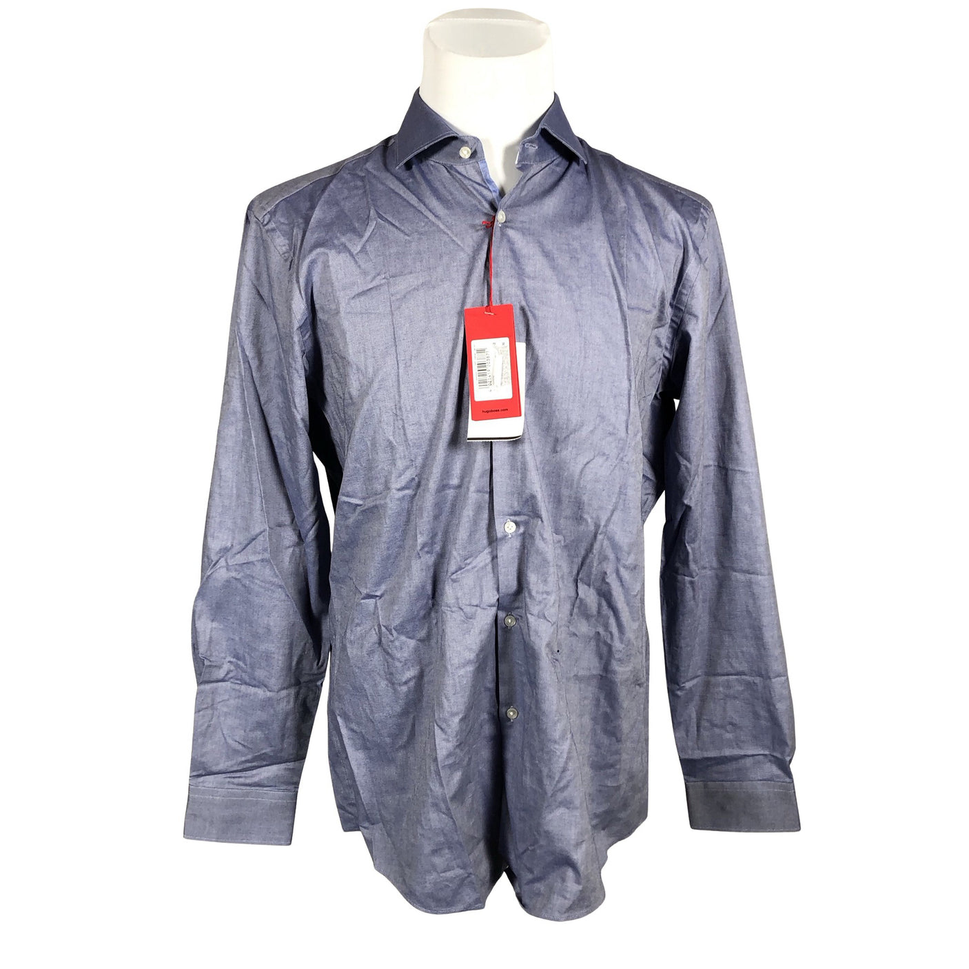 Unisex Hugo Boss - Collared shirt, size XL - Blue (1)
