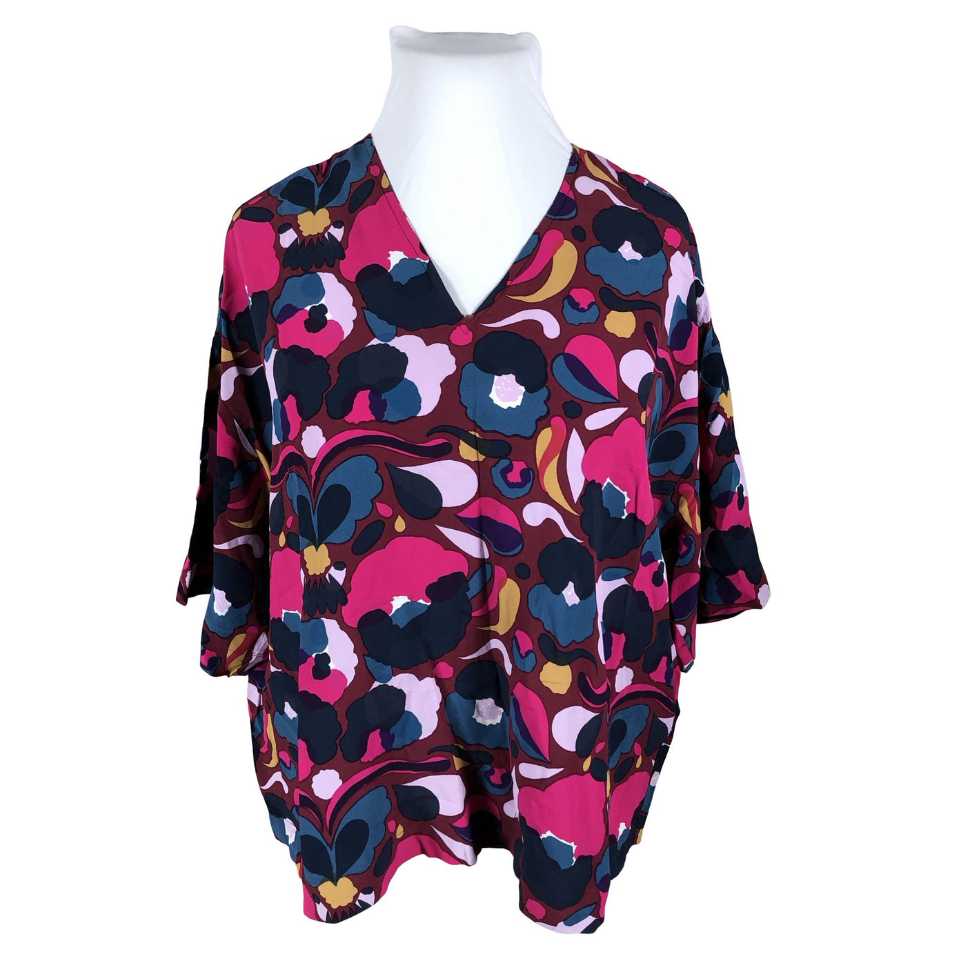 Unisex Marimekko - Short-sleeved blouse, size 42 - Violet (1)