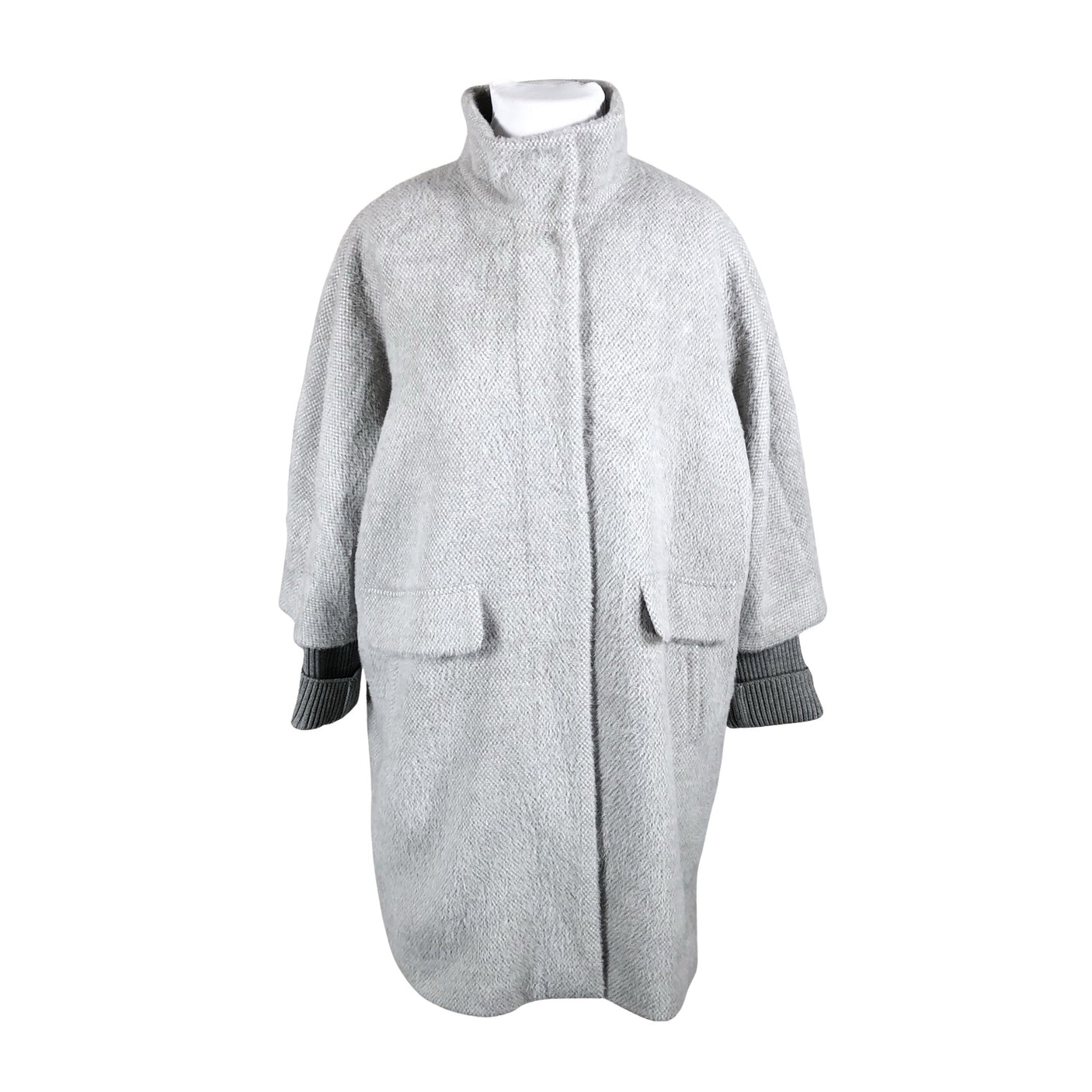 Unisex Comma - Wool coat, size 46 - Gray (2)
