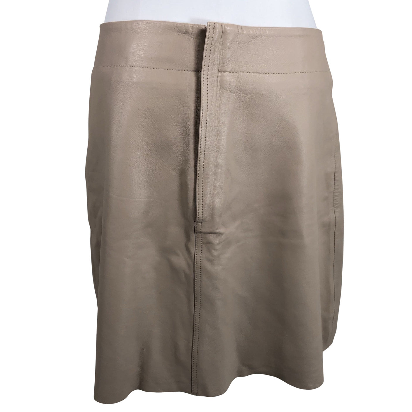 Unisex Marimekko - Leather skirt, size 40 - Beige (2)