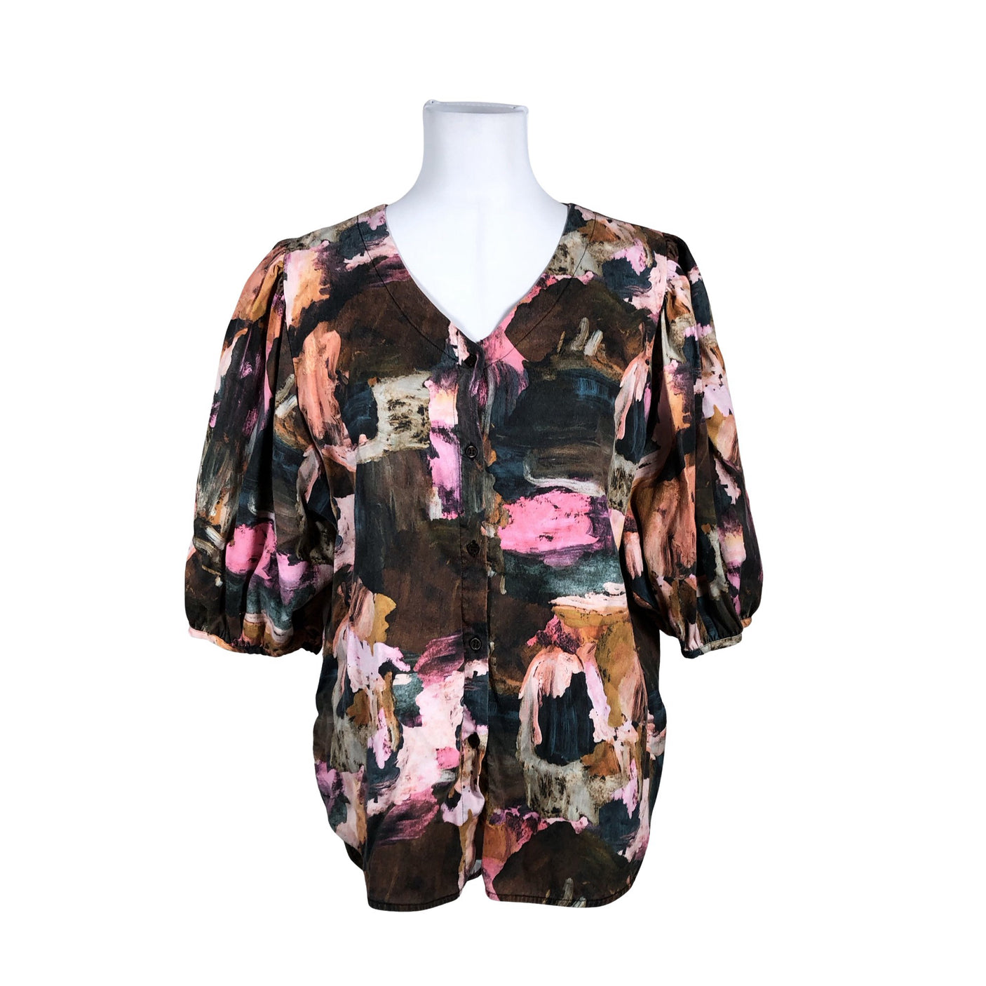 Unisex Aarrelabel - Blouse, size 38 - Brown (1)