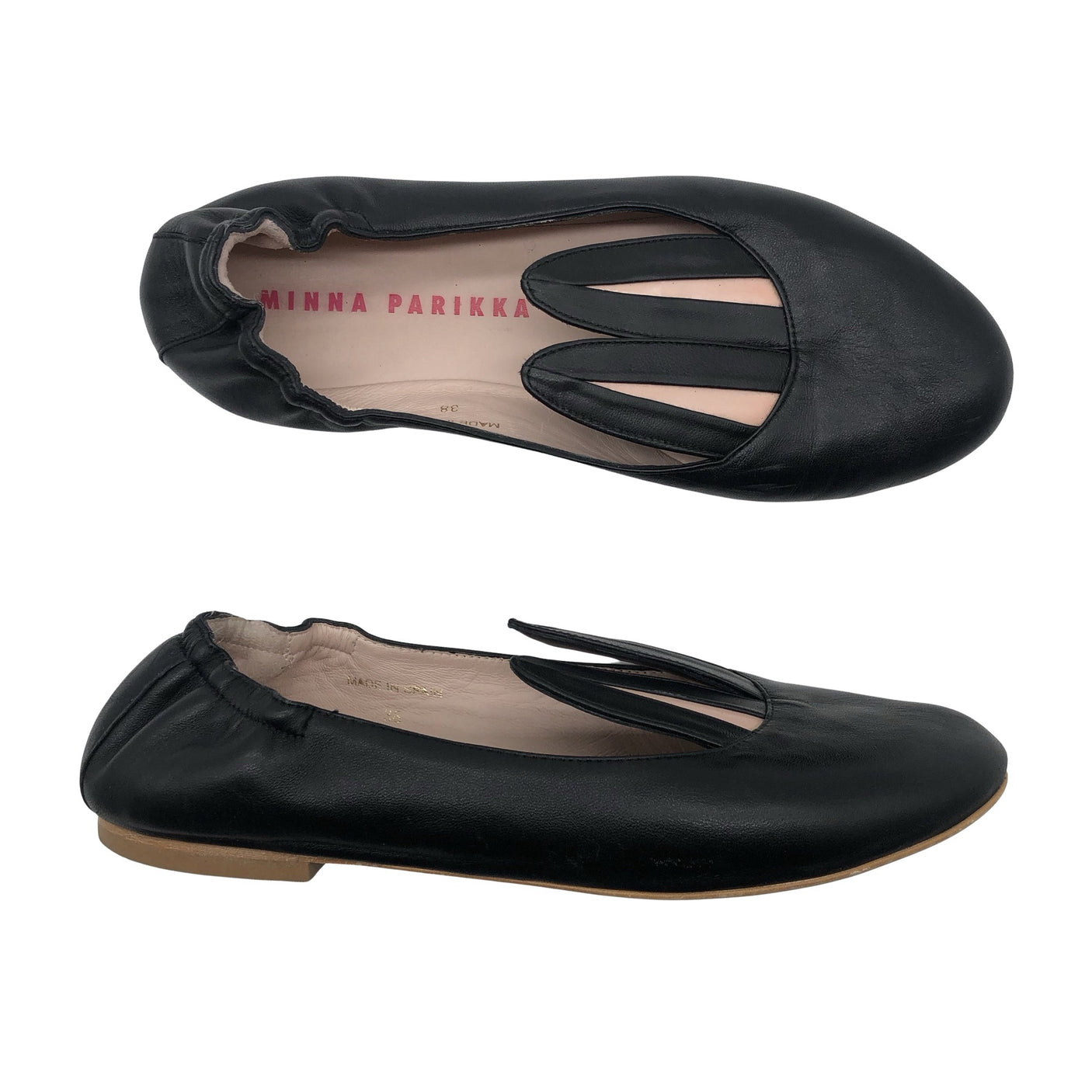 Unisex Minna Parikka - Ballerinas, size 38 - Black (2)