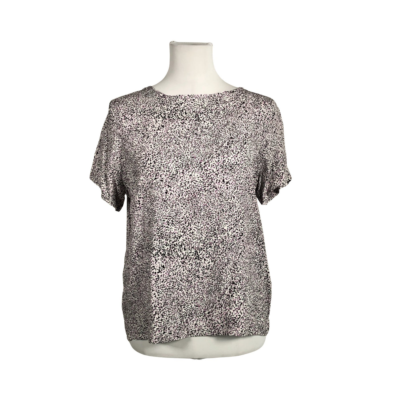 Unisex Ichi - Short-sleeved blouse, size 34 - White (1)