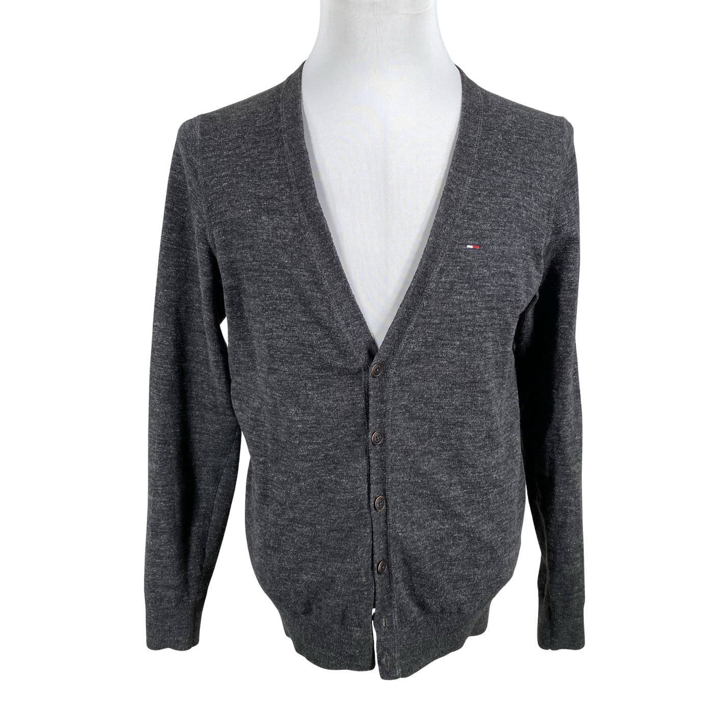 Unisex Tommy Hilfiger - Cardigan, size L - Gray (1)