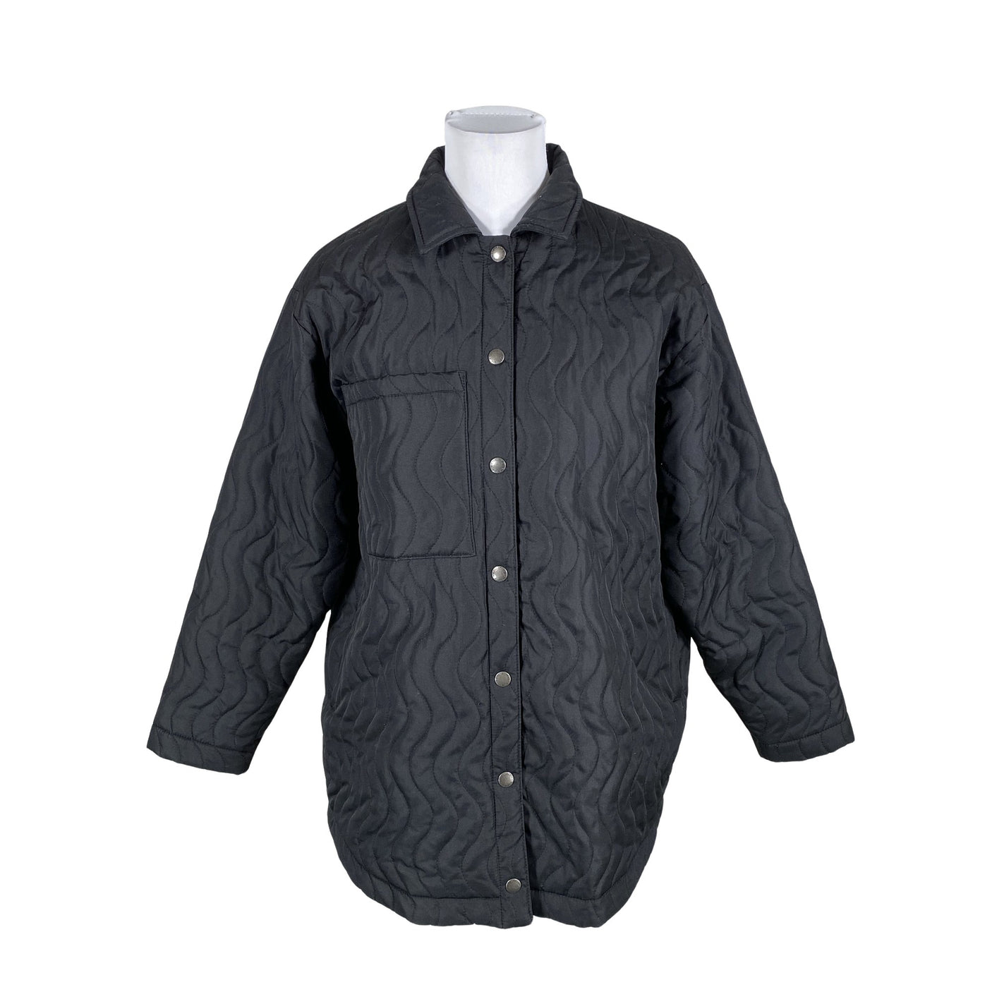 Unisex R-collection - Quilted jacket, size 38 - Black (1)