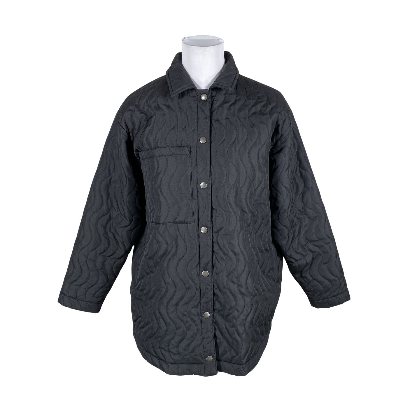 Unisex R-collection - Quilted jacket, size 38 - Black (2)