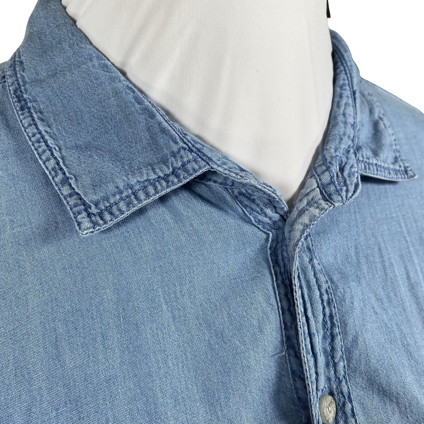 Unisex Icepeak - Denim shirt, size 42 - Light blue (2)