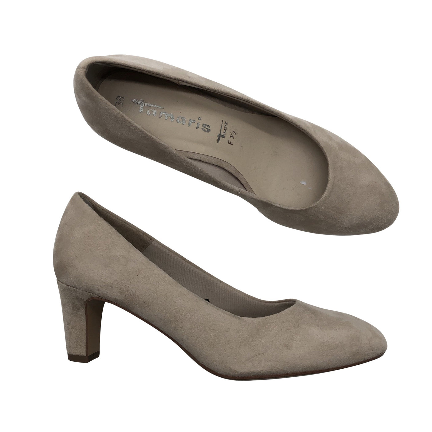 Unisex Tamaris - High heels, size 38 - Beige (2)