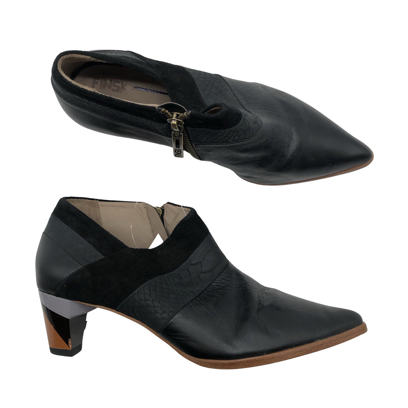 Unisex Finsk - Ankle boots, size 38 - Black (1)