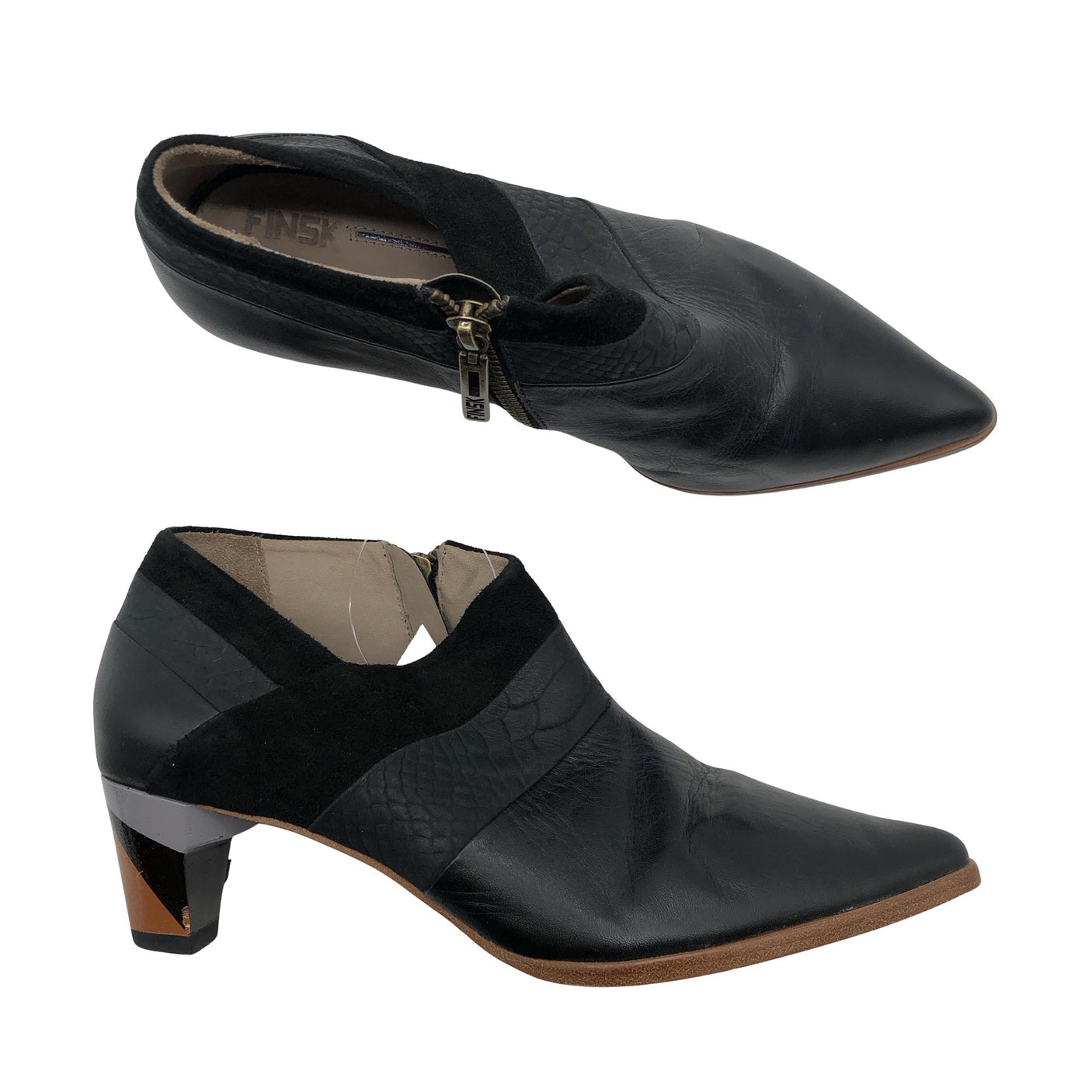 Unisex Finsk - Ankle boots, size 38 - Black (2)