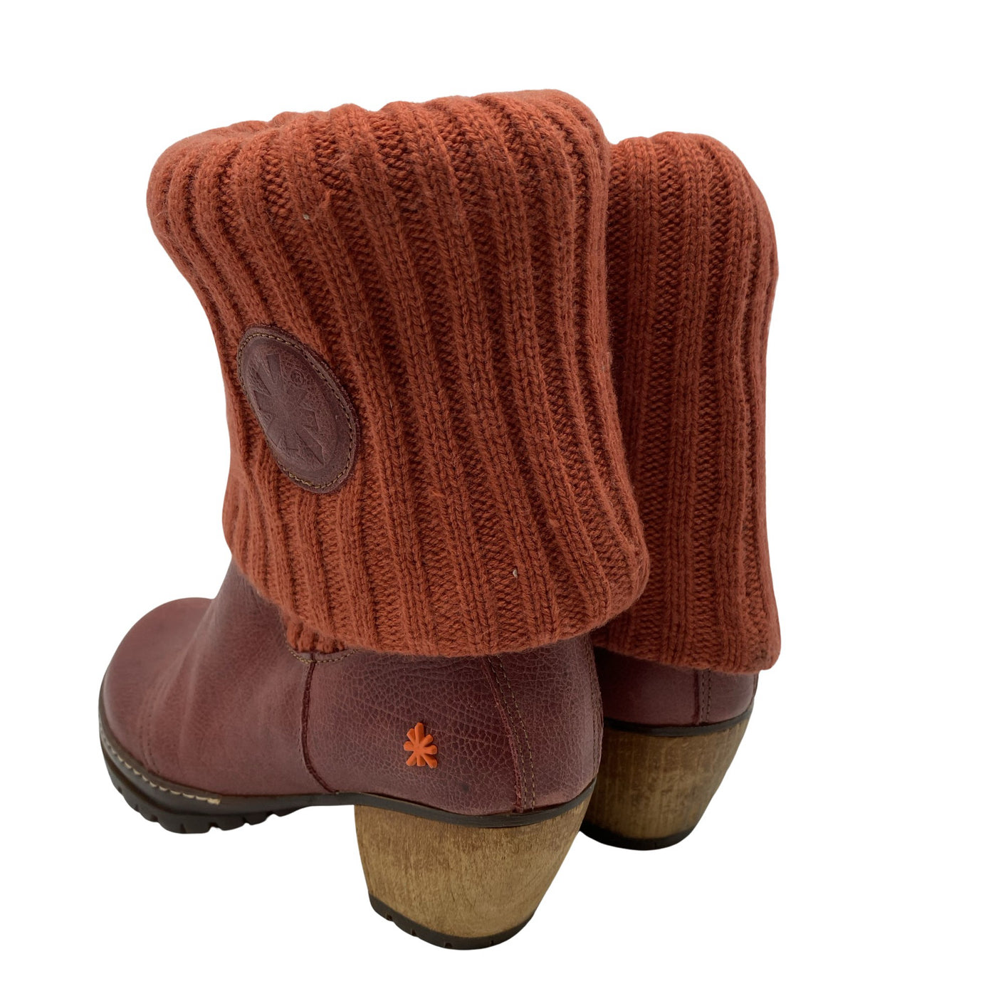 Unisex Art - Ankle boots, size 37 - Wine red (2)