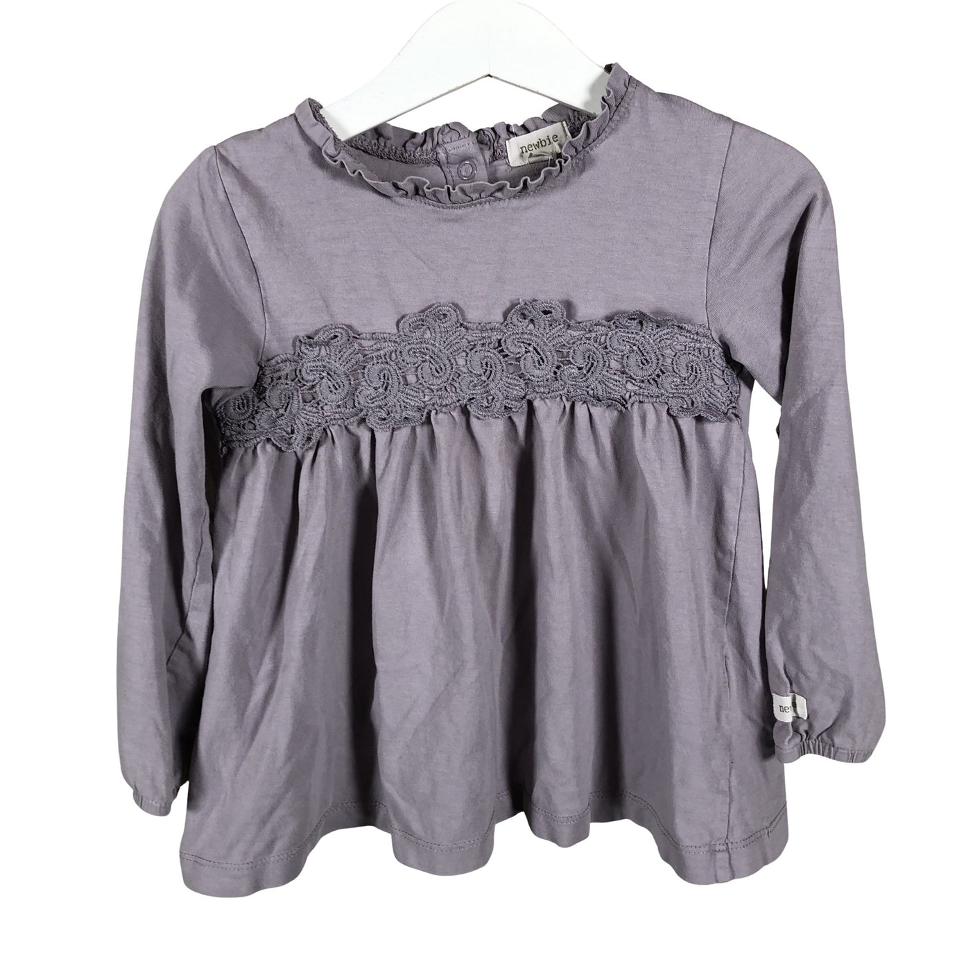 Unisex Newbie - Tricot shirt, size 98 - 104 - Violet (1)