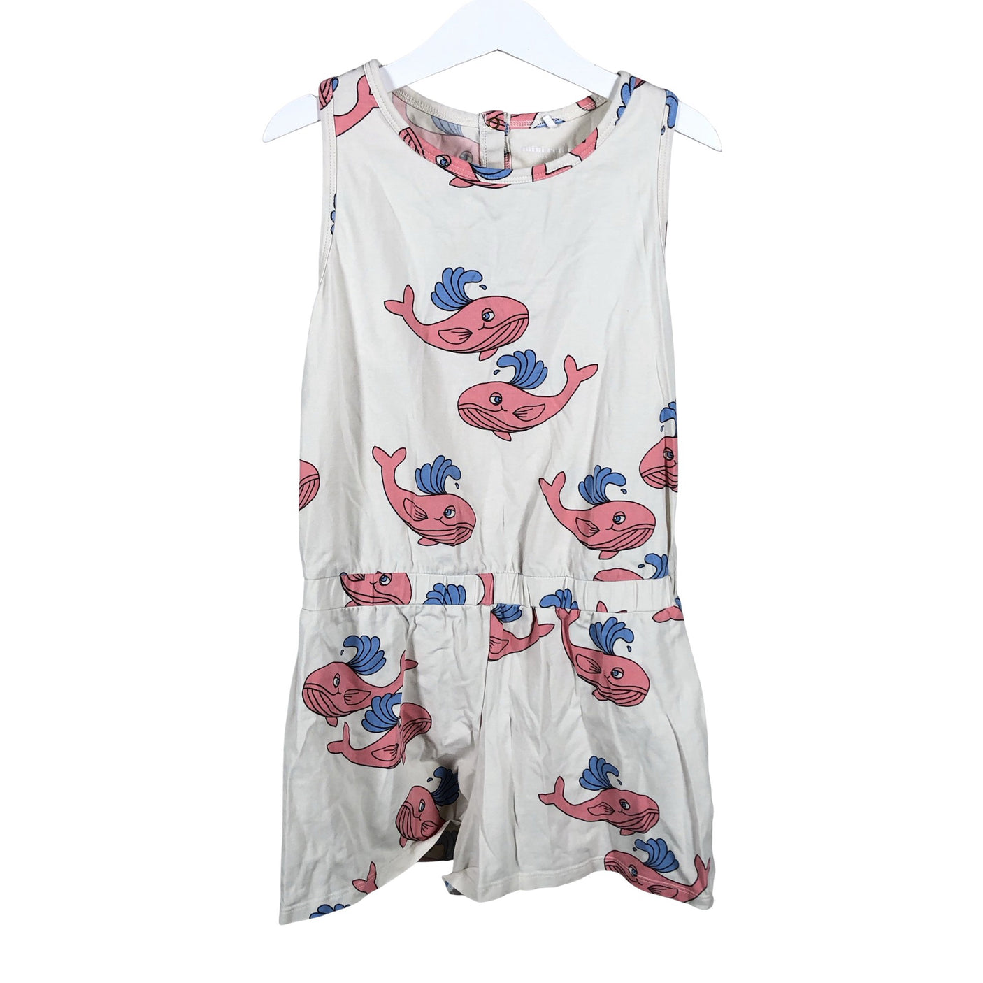 Unisex Mini Rodini - Overalls, size 140 - 146 - Natural white (1)