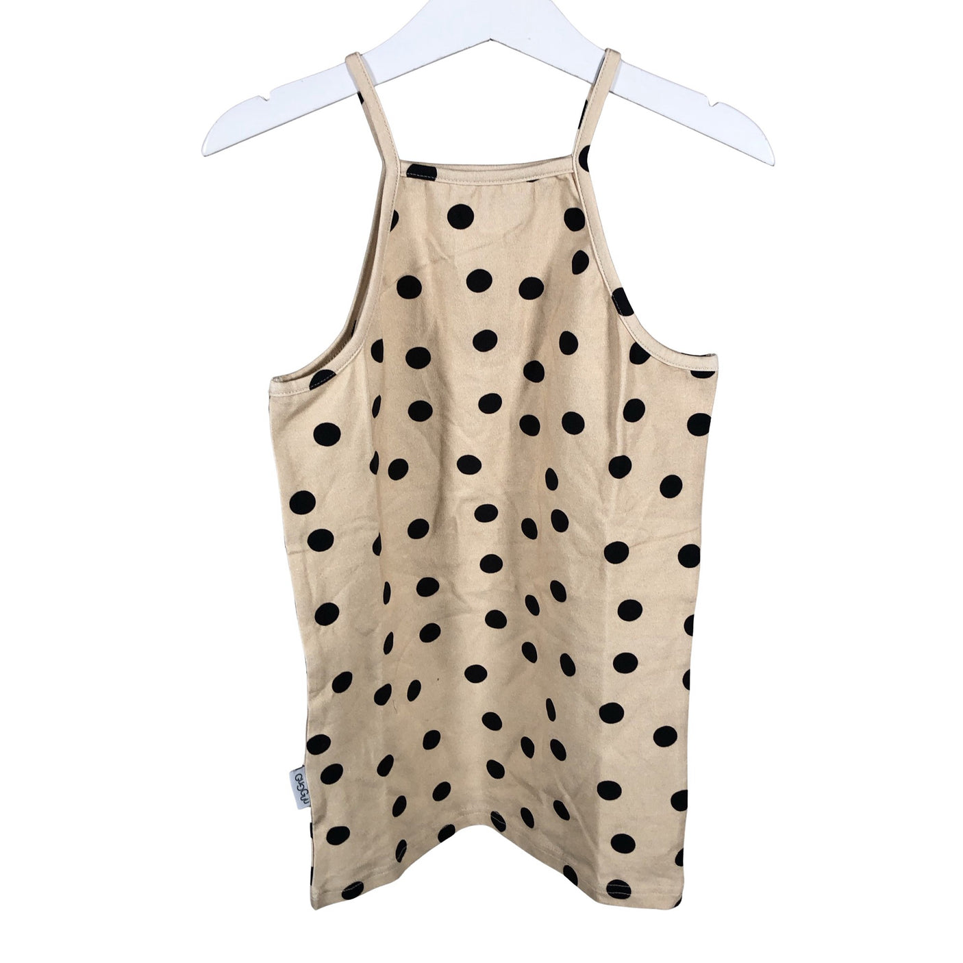 Unisex Gugguu - Tricot tank top, size 134 - 140 - Beige (1)