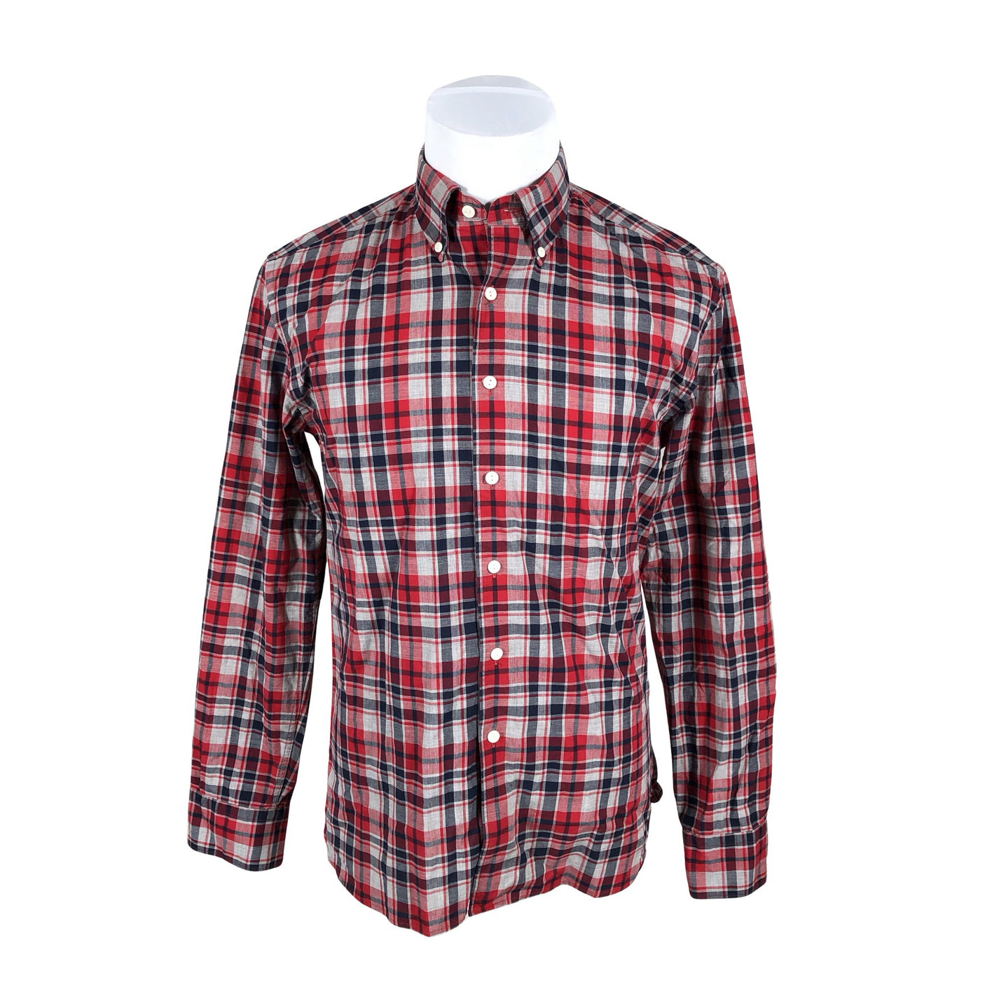 Unisex Selected - Collared shirt, size M - Red (1)