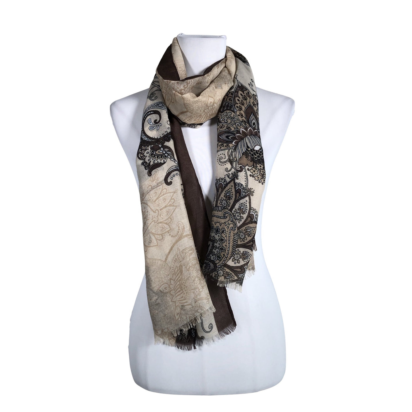 Unisex Fraas - Scarf, size Midi - Beige (1)