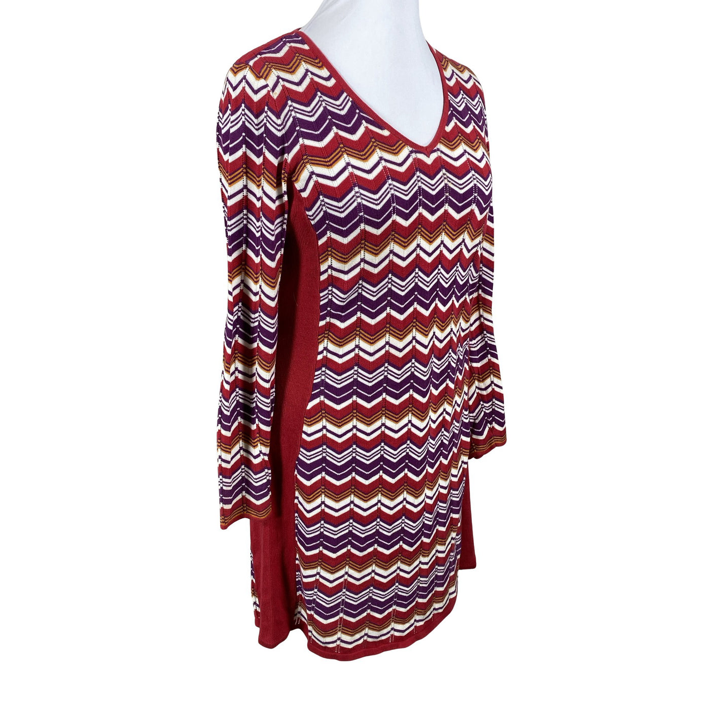 Unisex Anna Field - Knit dress, size 42 - Wine red (3)