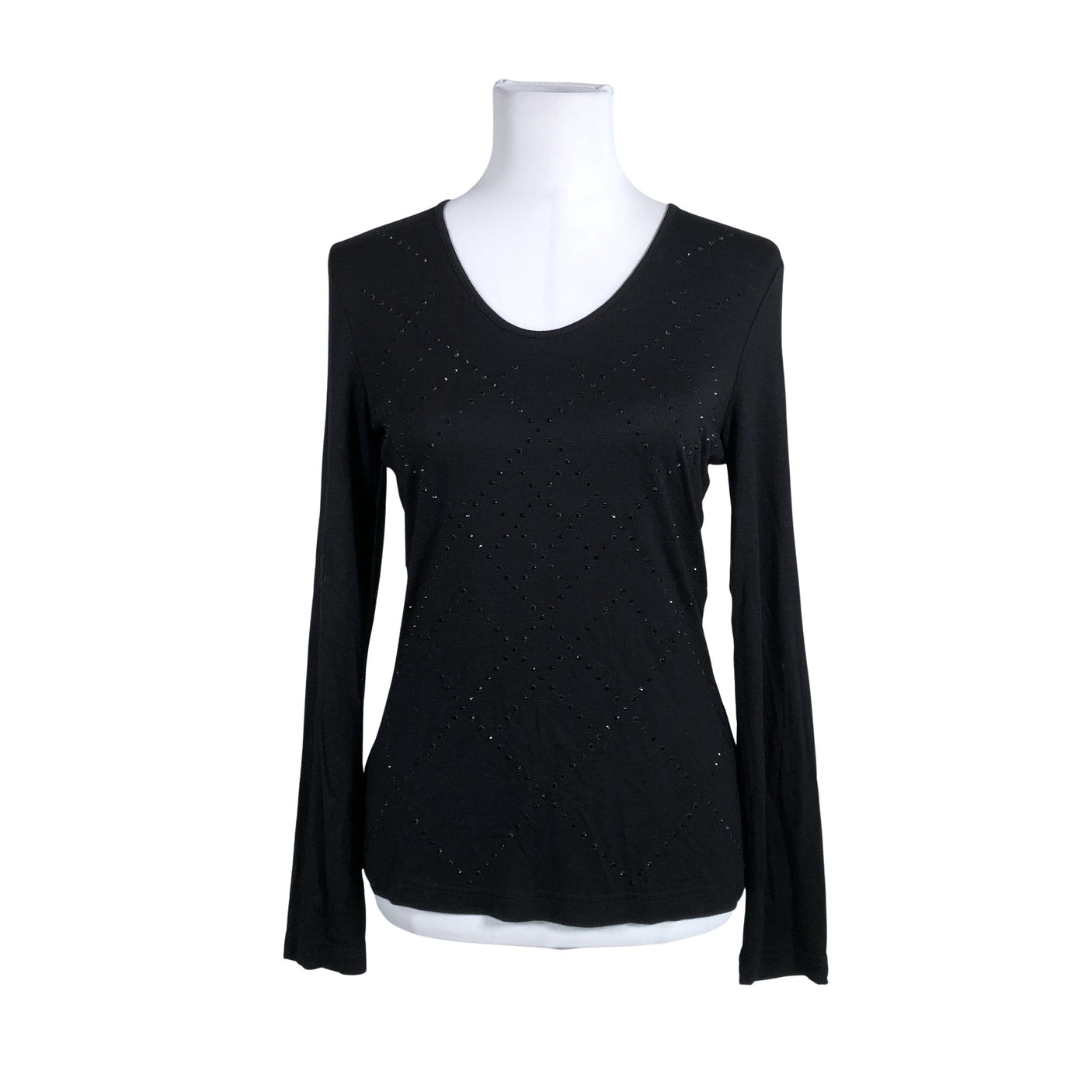 Unisex Gerry Weber - Tricot shirt, size 38 - Black (1)