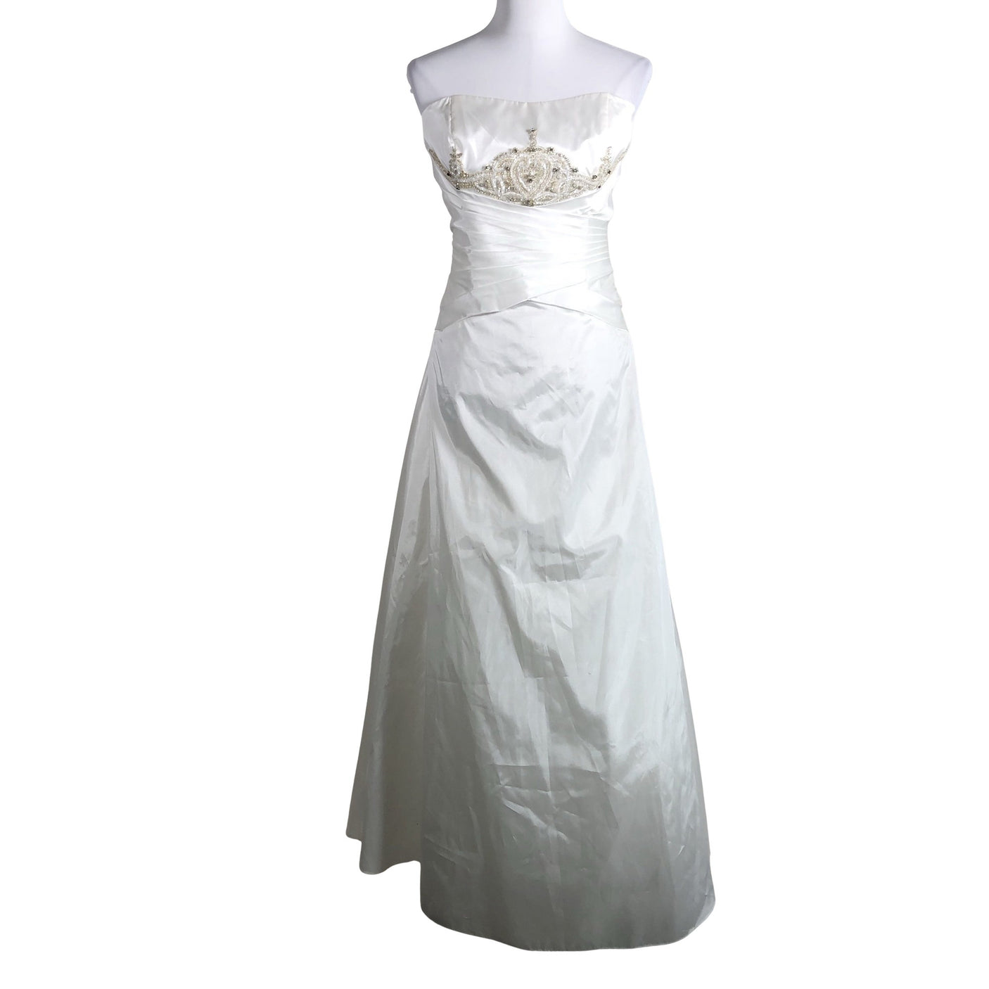 Unisex Forever Yours - Evening dress, size 38 - White (1)