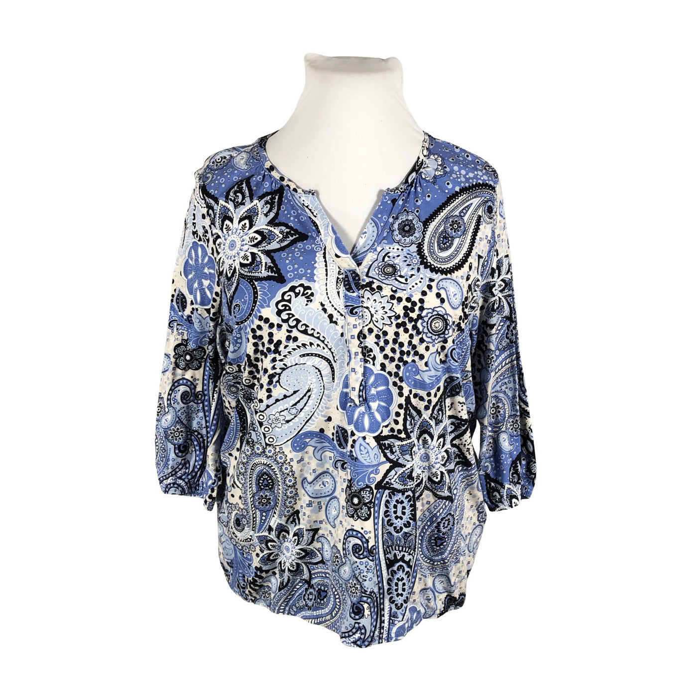 Unisex Soyaconcept - Tricot shirt, size 44 - Blue (2)