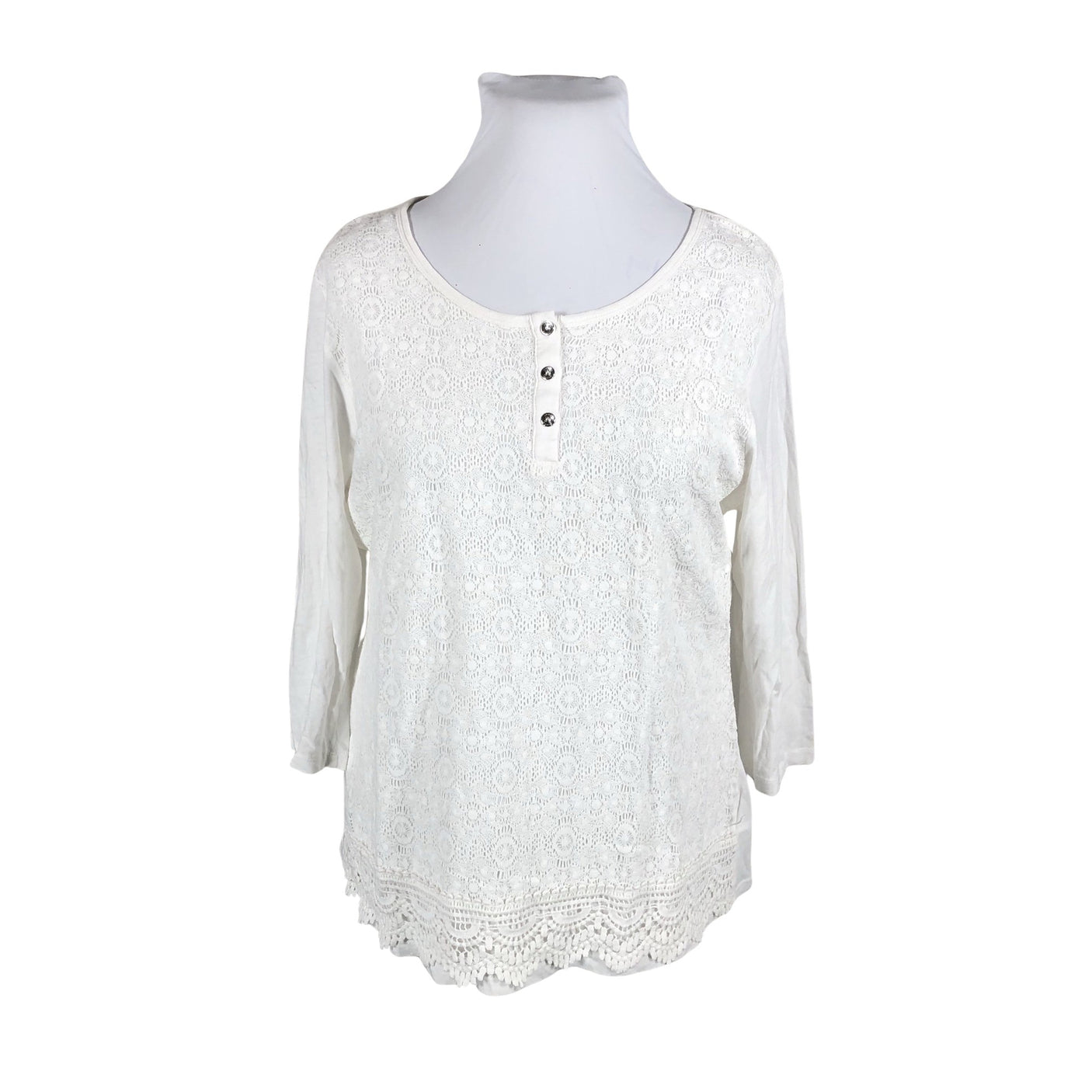 Unisex Luhta - Blouse, size 46 - Natural white (1)