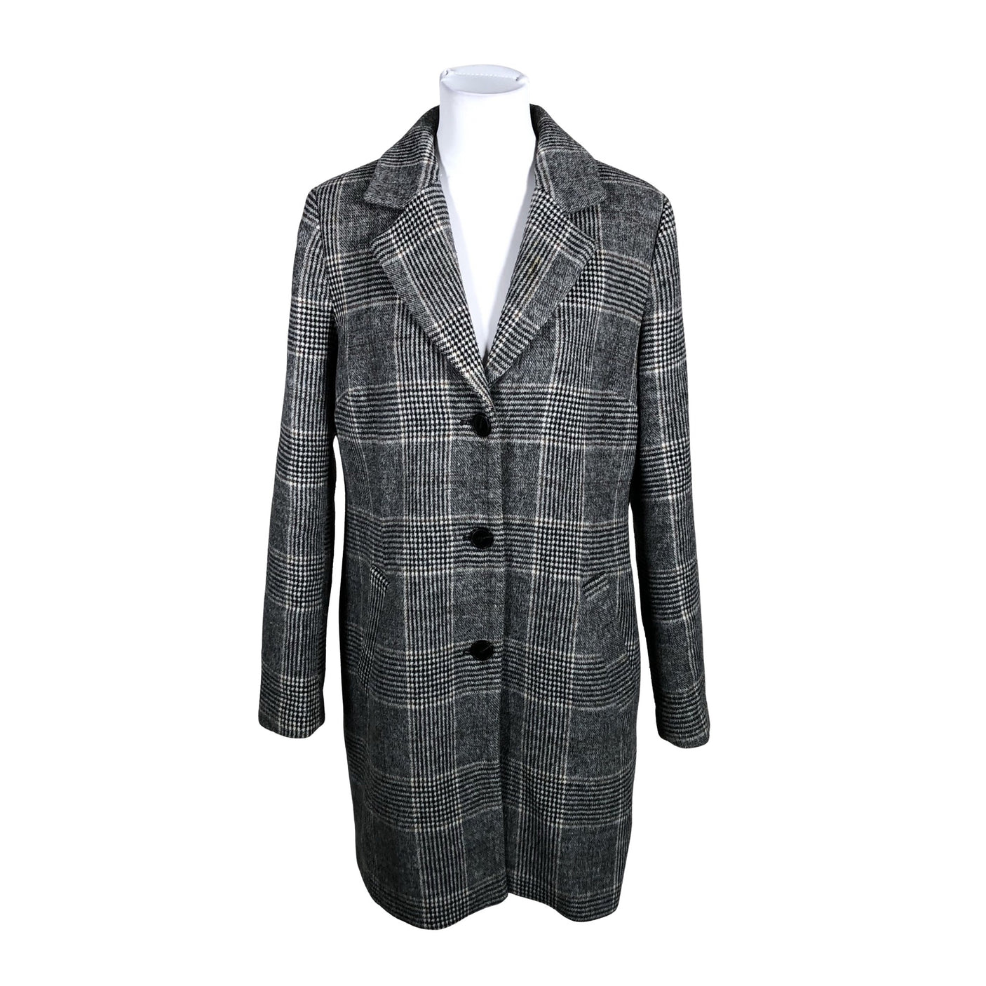Unisex Lindex - Wool coat, size 40 - Gray (1)