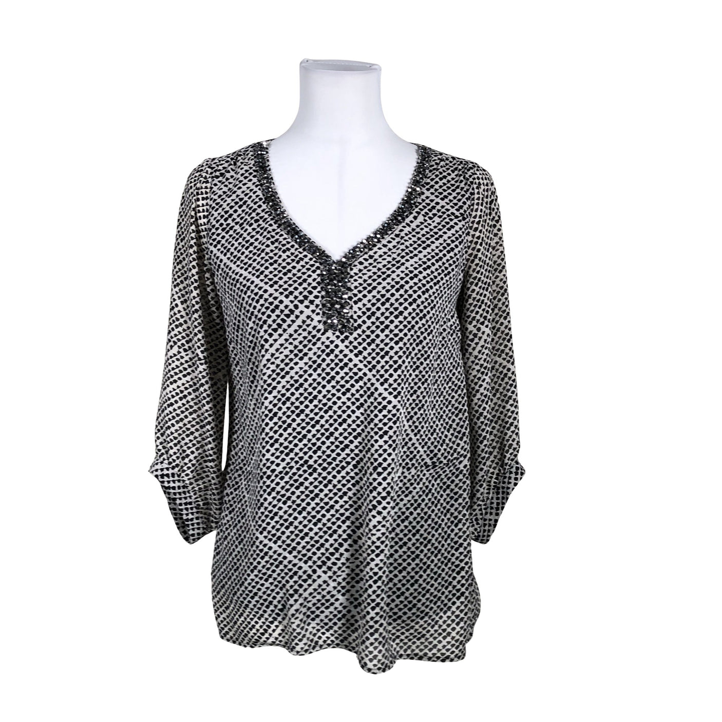 Unisex Comma - Blouse, size 34 - Black (1)