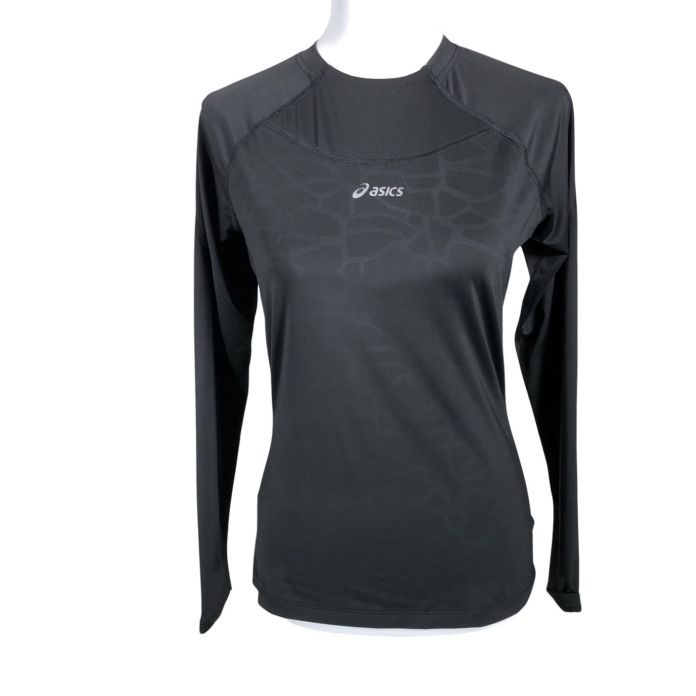 Unisex Asics - Sports shirt, long sleeve, size 36 - Black (1)