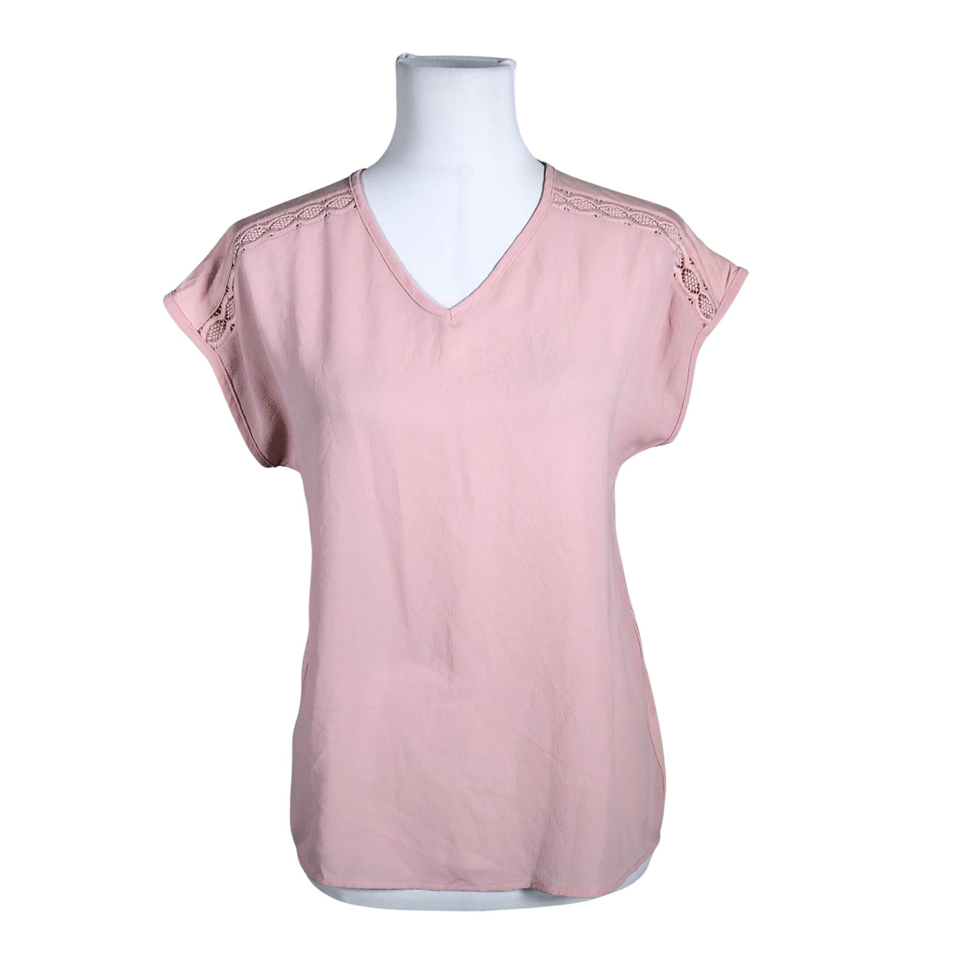 Unisex Esprit - Short-sleeved blouse, size 36 - Light pink (1)