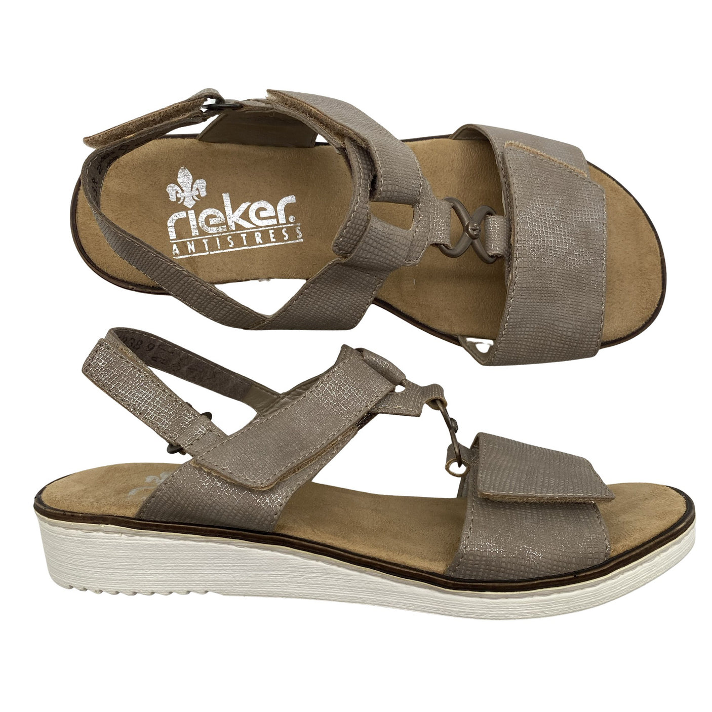 Unisex Rieker - Sandals, size 38 - Brown (1)