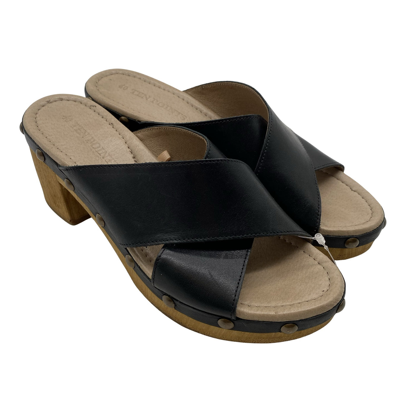 Unisex Ten Points - Heeled sandals, size 40 - Black (2)