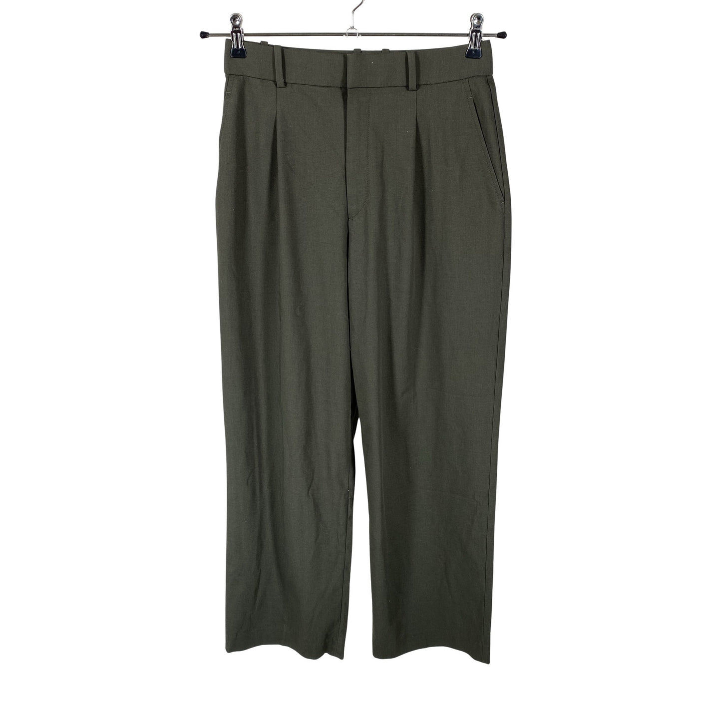 Unisex Uniqlo - Straight leg trousers, size 36 - Green (1)