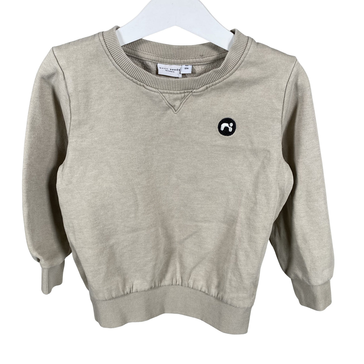 Unisex Name It - Sweatshirt, size 98 - 104 - Beige (2)