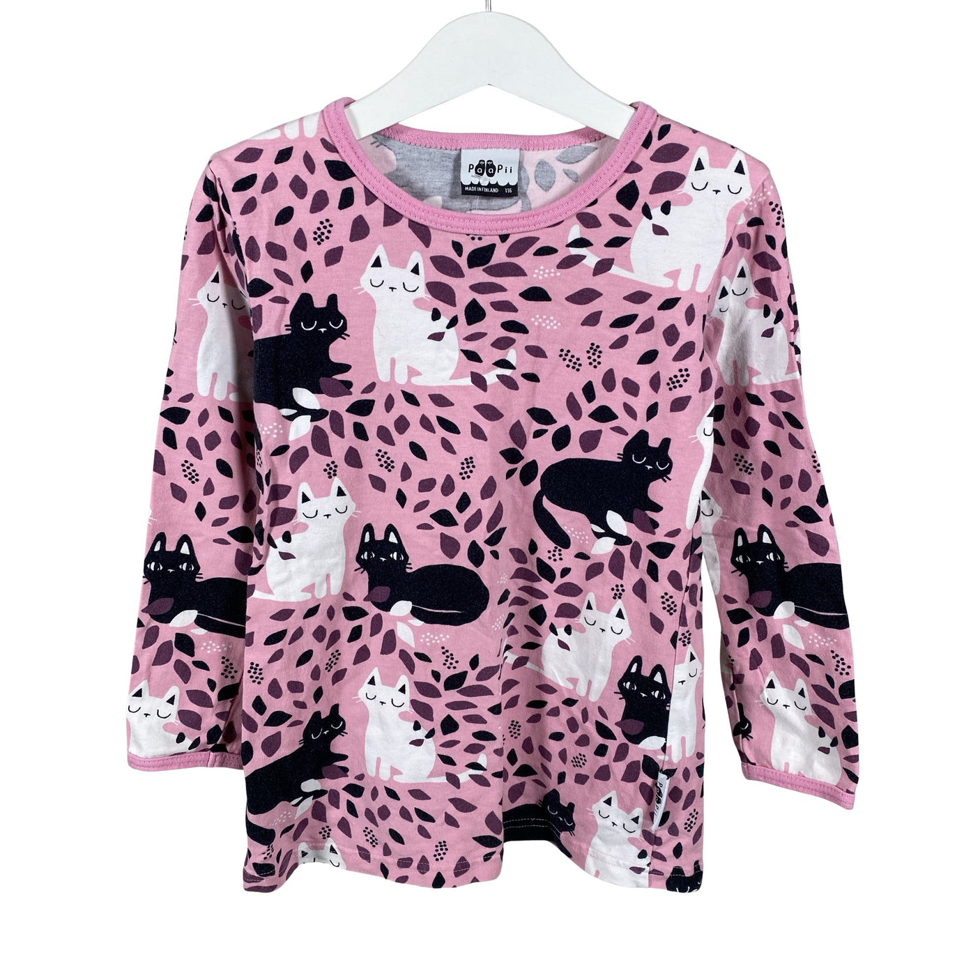 Unisex PaaPii - Tricot dress, size 110 - 116 - Light pink (1)