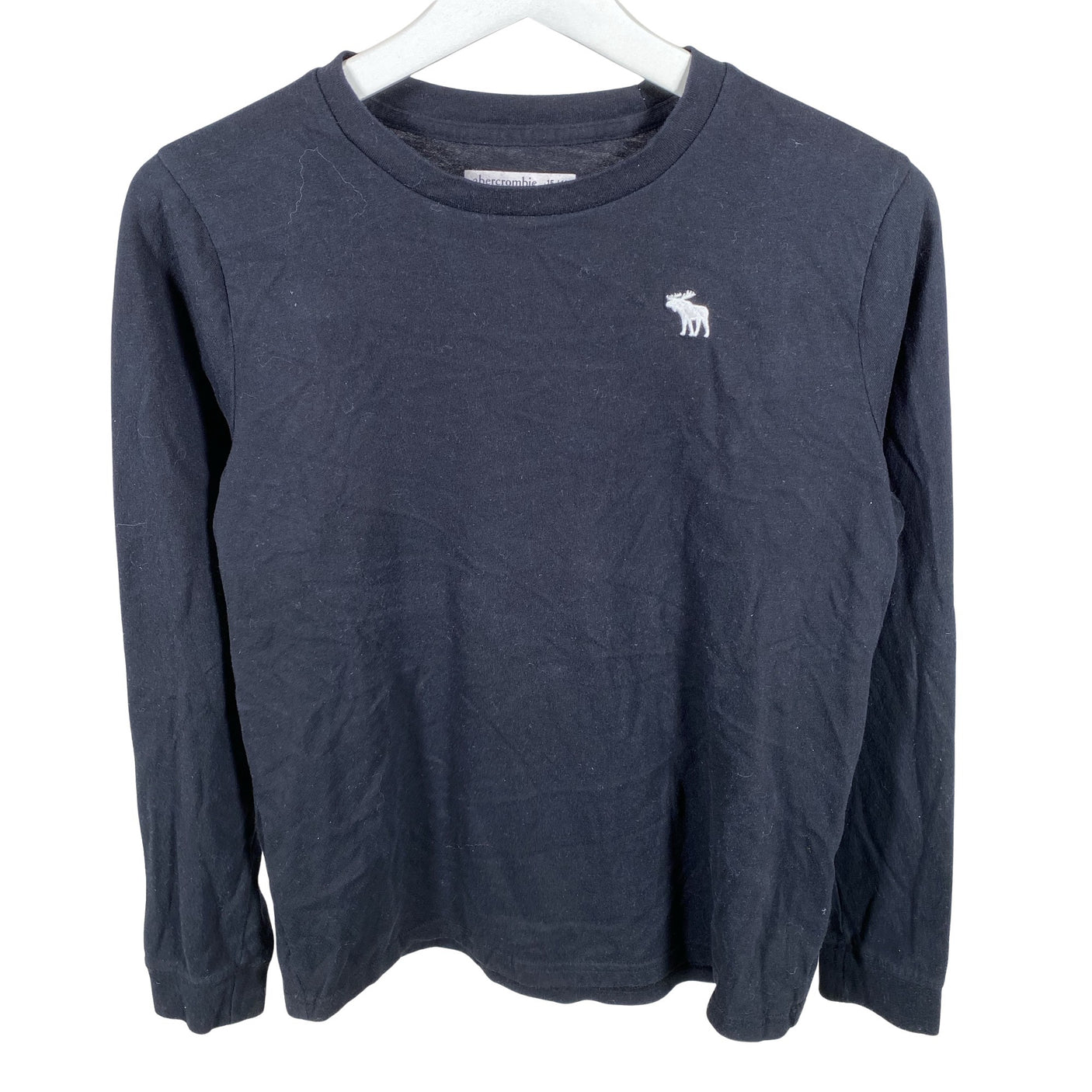 Unisex Abercrombie&Fitch - Tricot shirt, size 164 - 170 - Black (1)