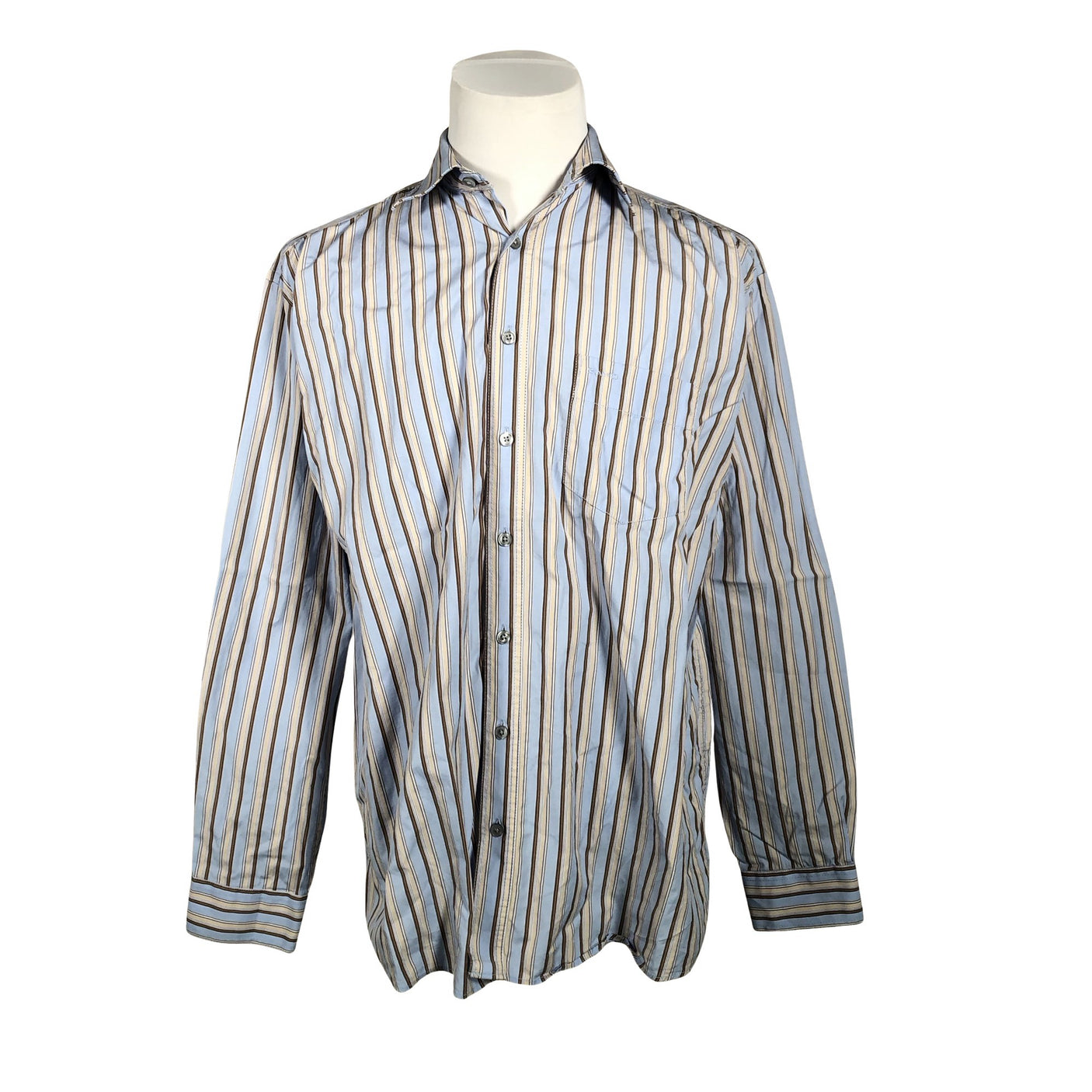 Unisex Sand - Collared shirt, size L - Light blue (1)