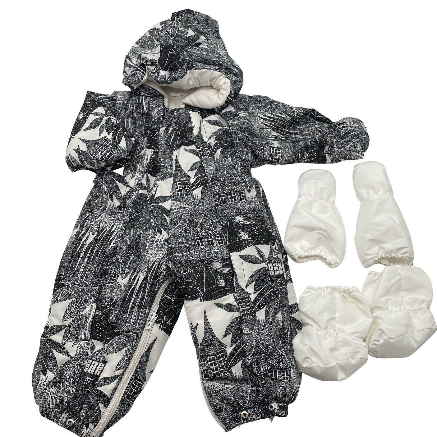 Unisex Reima - Winter overall, size 68 - 74 - Gray (1)
