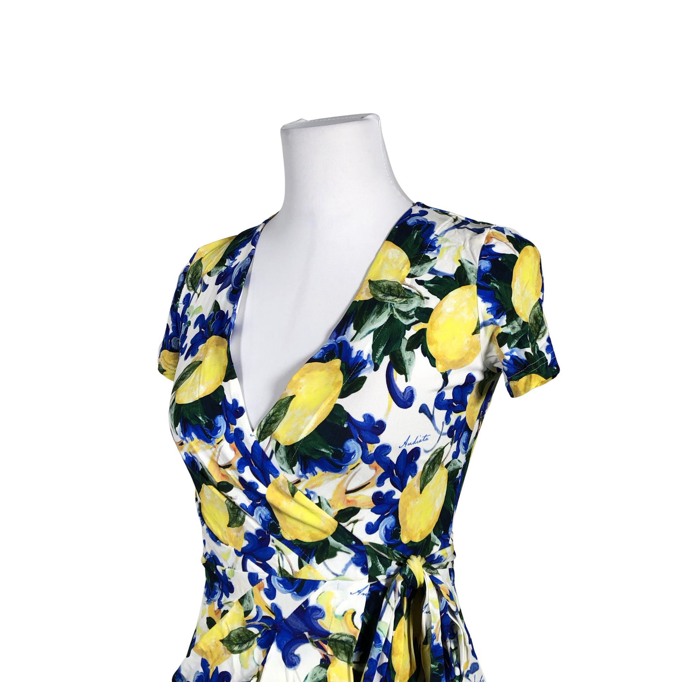 Unisex Andiata - Tricot dress, size 34 - White (2)